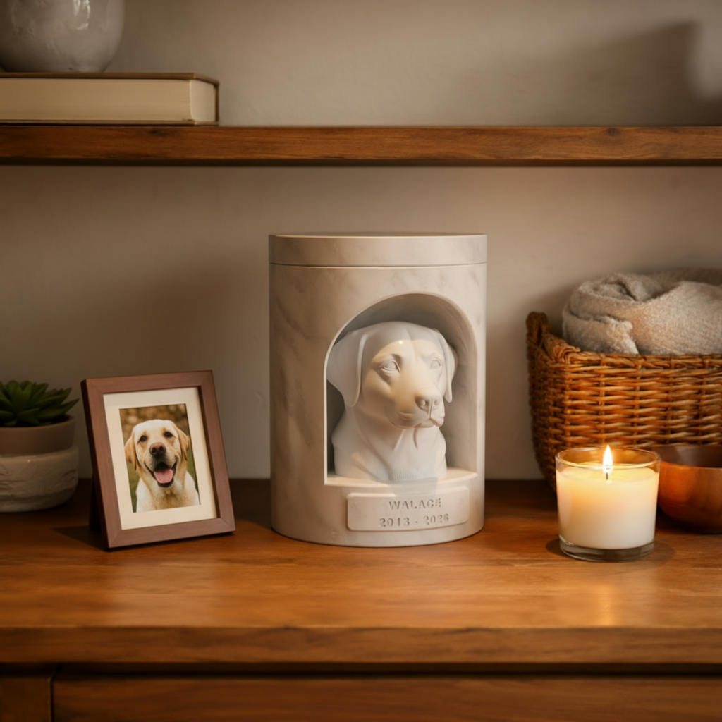 3D Printed Pet Urn for Dogs