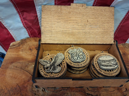 America 250 Wood Ornament Collection