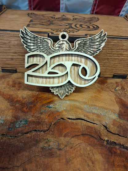 America 250 Wood Ornament Collection