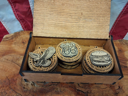America 250 Wood Ornament Collection