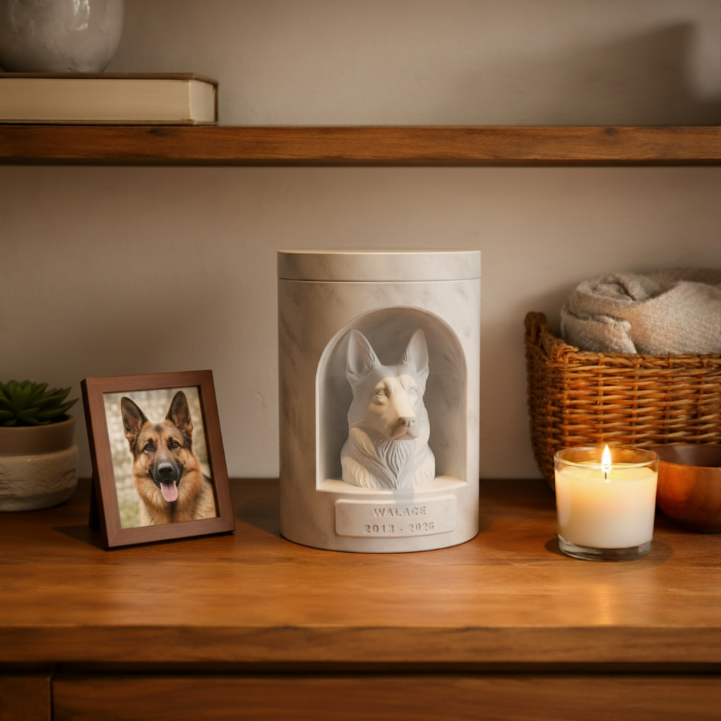 3D Printed Pet Urn for Dogs
