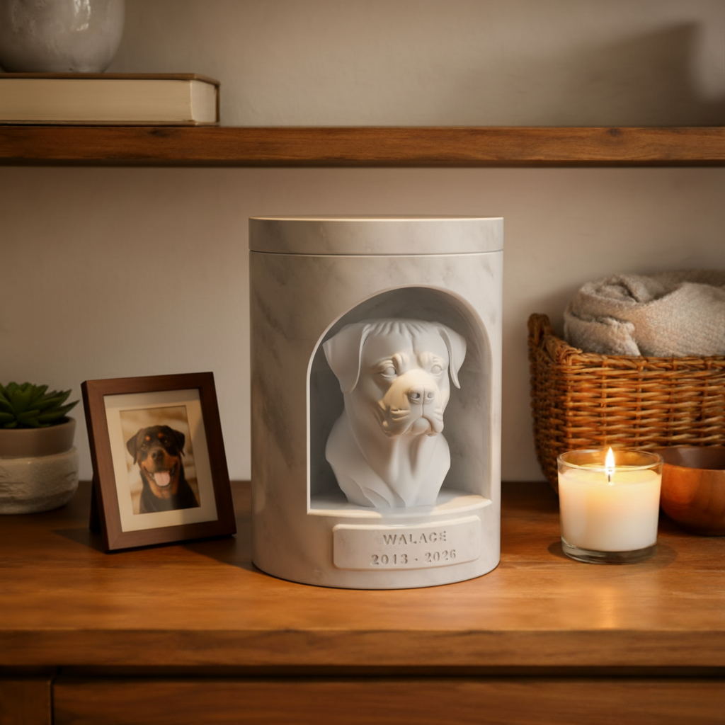 3D Printed Pet Urn for Dogs