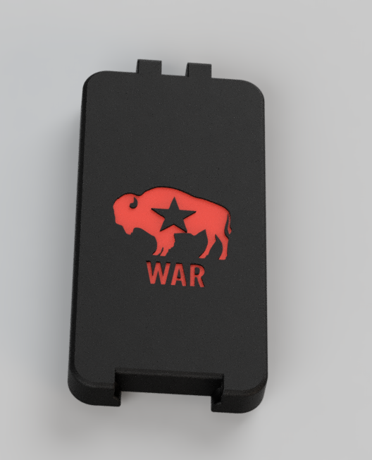 Ammo Box — Single Width Model WAR/Bison-3D Printed